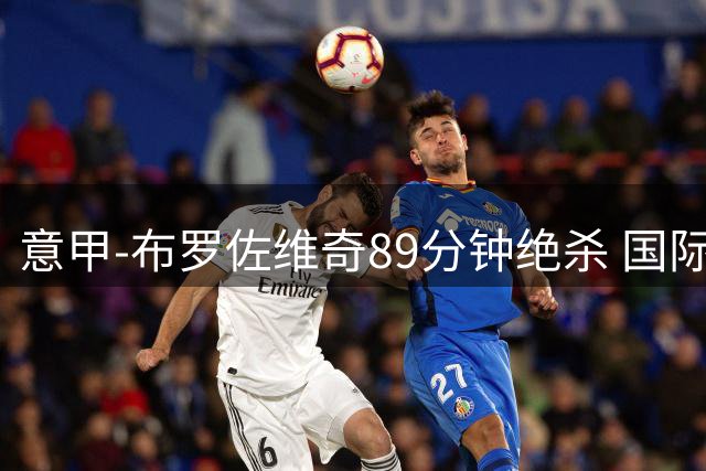 意甲-布罗佐维奇89分钟绝杀 国际米兰夺主场3连胜